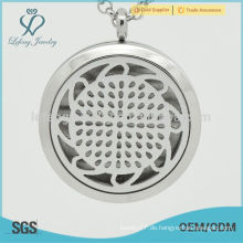 Neue Parfüm Halskette Medaillon, Silber schwimmende Locket Designs